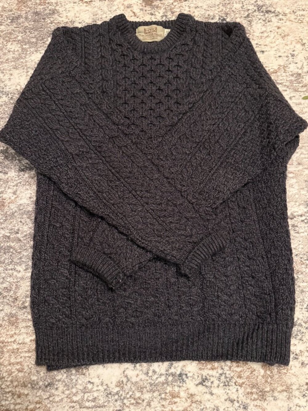 Men's Irish Wool Sweater - Size XL